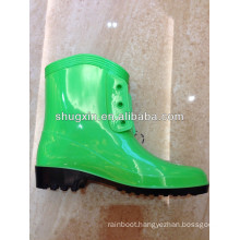 fashion lady pvc sunflower rain boots,rain shoes